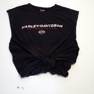 Harley Davidson Muscle Tee with Eagle Print